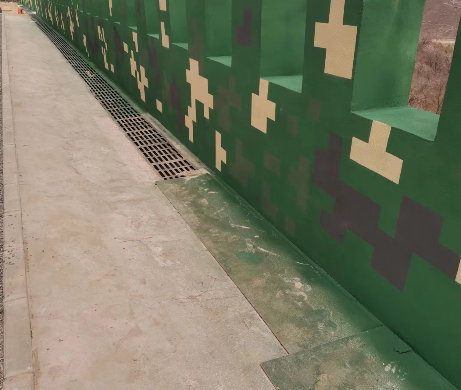 大渡口围墙迷彩喷涂,数迷彩漆