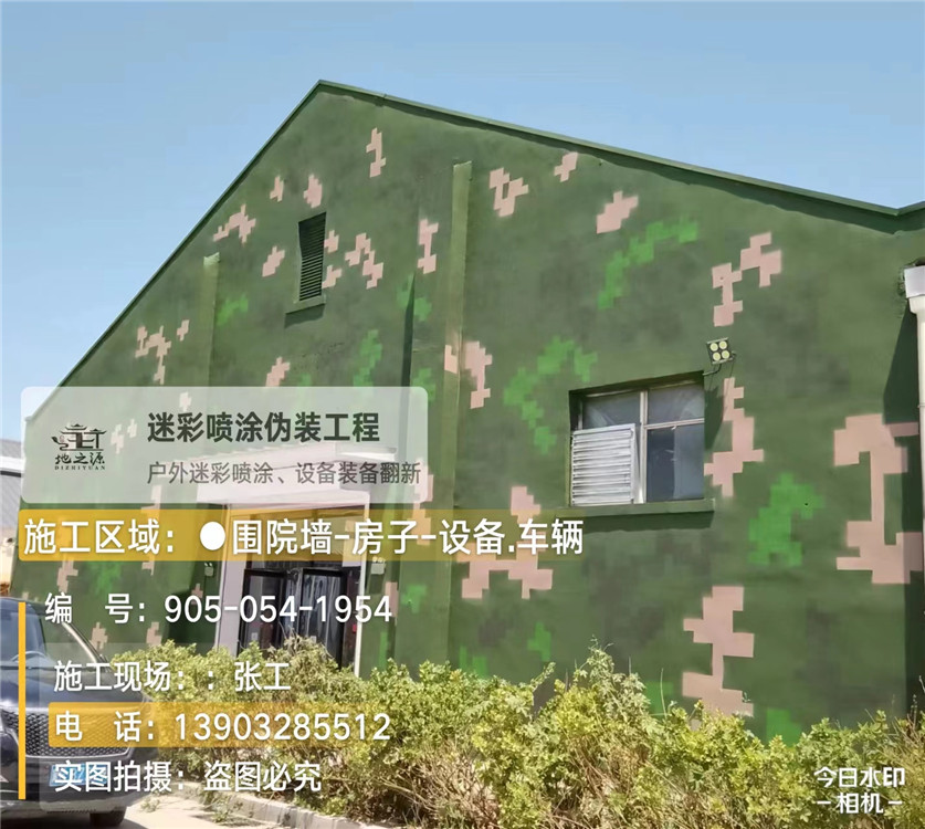 大渡口外墙数码迷彩漆施工报价清单（100㎡标准墙面测算）